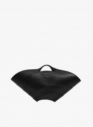 Black Women's Alaia Khaima Medium Tote Bags Singapore | Y2G-1066