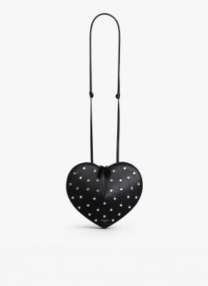 Black Women's Alaia Le Cœur Heart Bag Singapore | S4T-4079