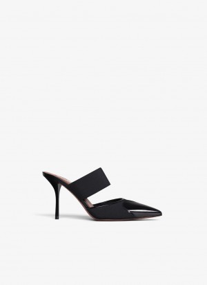 Black Women's Alaia Le Cœur Mules Singapore | J5F-9141