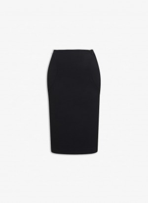 Black Women's Alaia Pencil Skirts Singapore | I8B-7963