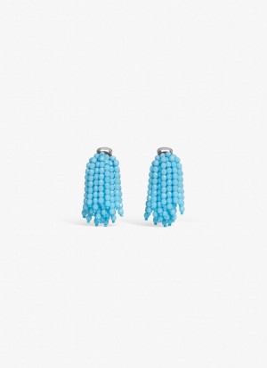 Blue Women's Alaia Fireworks Small Earrings Singapore | G1U-1437