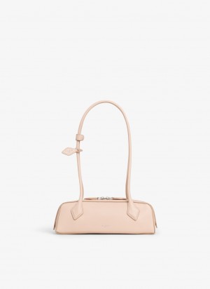 Nude Women's Alaia Le Teckel Small Shoulder Bags Singapore | I9V-0642