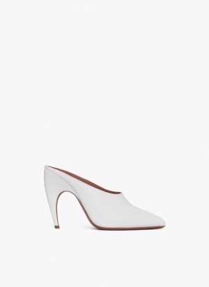 Nude Women's Alaia Spike Mules Singapore | J9D-8628