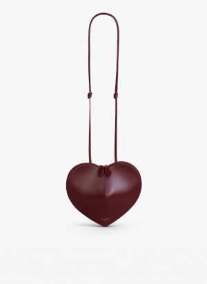 Red Women's Alaia Le Cœur Heart Bag Singapore | V1O-9645