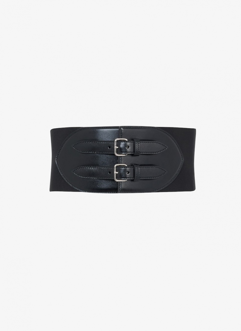 Black Women\'s Alaia Elastique Corset Belts Singapore | F5B-3249