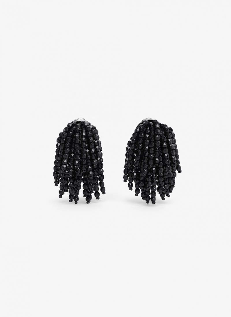 Black Women\'s Alaia Fireworks Earrings Singapore | O7Z-4421