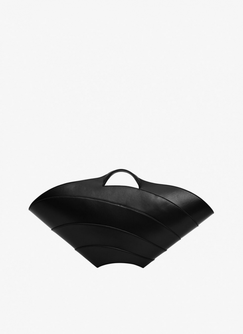 Black Women's Alaia Khaima Medium Tote Bags Singapore | Y2G-1066