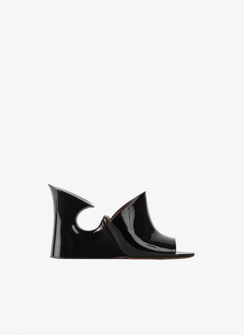 Black Women\'s Alaia La Sculpture Mules Singapore | F6I-0735