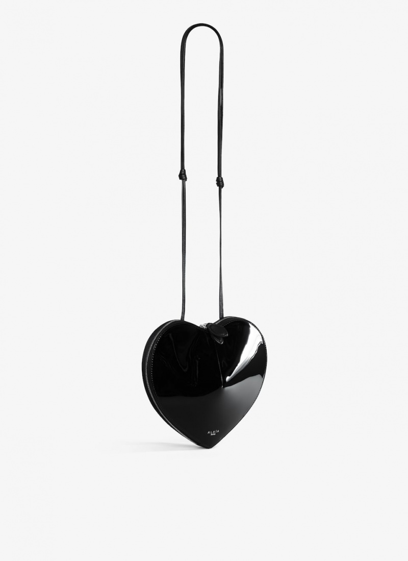 Black Women's Alaia Le Cœur Heart Bag Singapore | I6T-1152