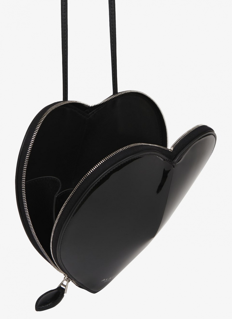 Black Women's Alaia Le Cœur Heart Bag Singapore | I6T-1152