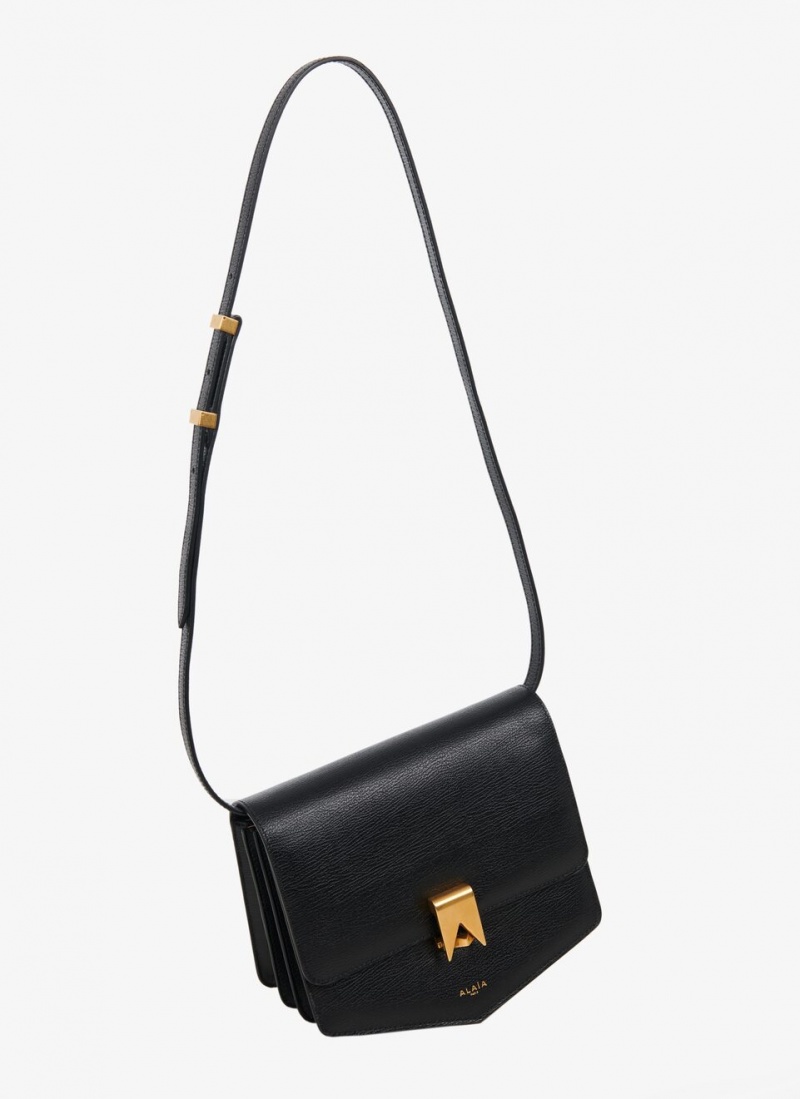 Black Women's Alaia Le Papa Shoulder Bags Singapore | E9R-7167