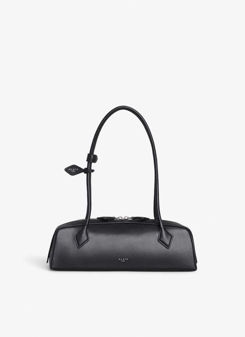 Black Women\'s Alaia Le Teckel Medium Shoulder Bags Singapore | M7Z-2258