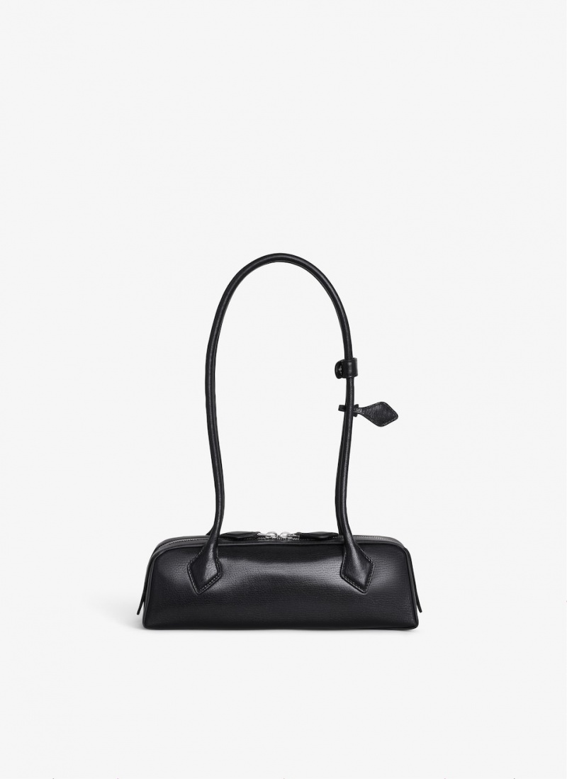 Black Women's Alaia Le Teckel Small Shoulder Bags Singapore | K4P-6438