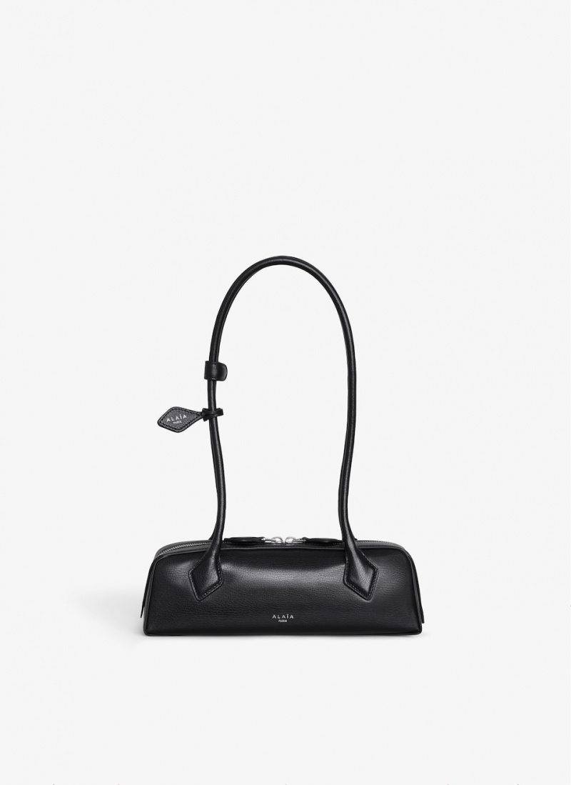 Black Women\'s Alaia Le Teckel Small Shoulder Bags Singapore | K4P-6438