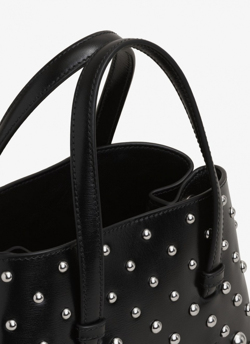 Black Women's Alaia Mina 20 Tote Bags Singapore | C4R-9052