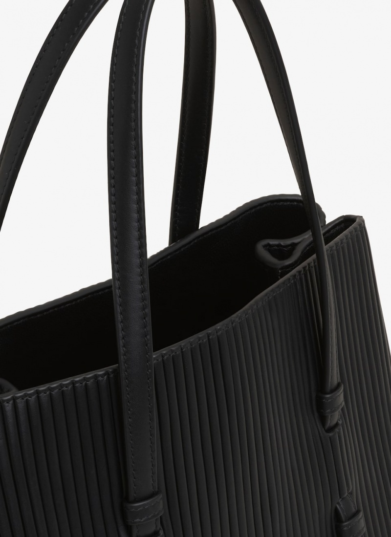 Black Women's Alaia Mina 25 Tote Bags Singapore | W3M-1112