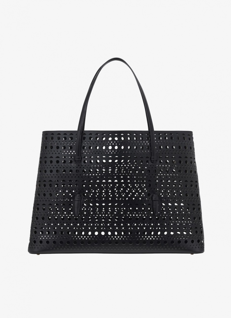 Black Women\'s Alaia Mina 50 Handbags Singapore | X5W-8147