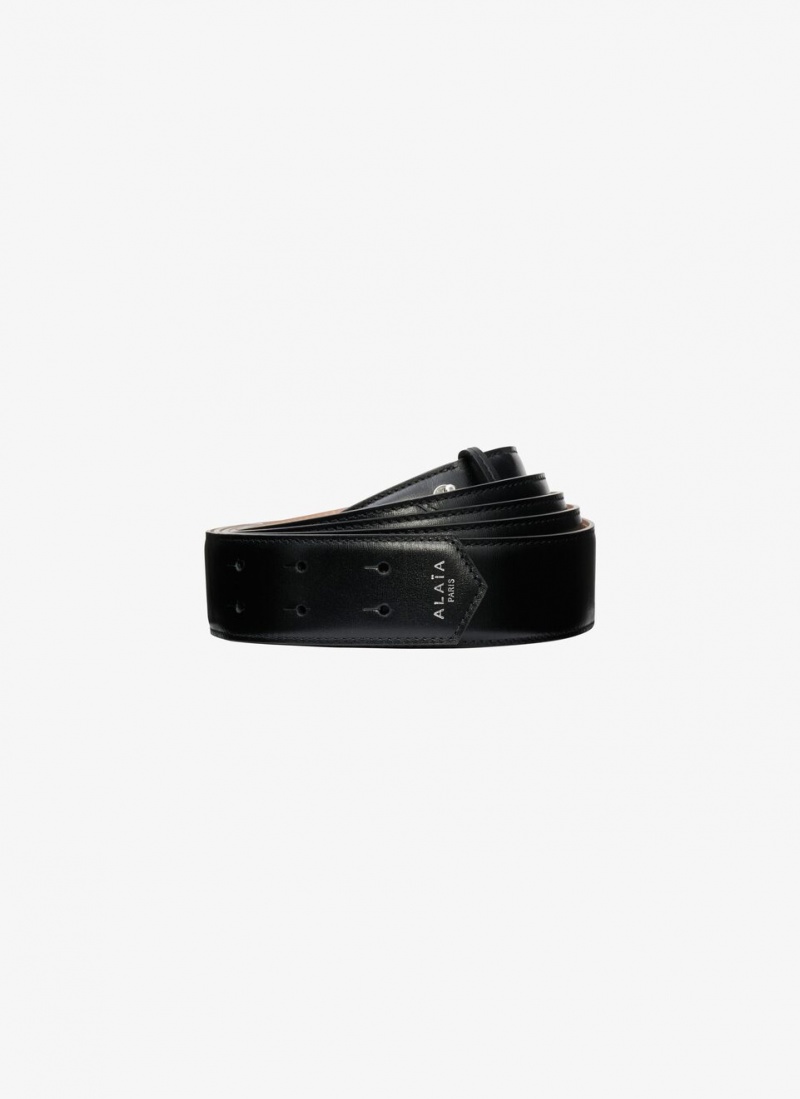 Black Women's Alaia One Piece Belts Singapore | X1I-2023