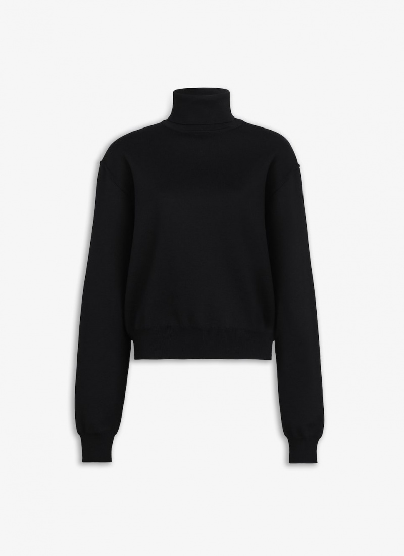 Black Women\'s Alaia Oversize Jumper Sweaters Singapore | K2G-3529