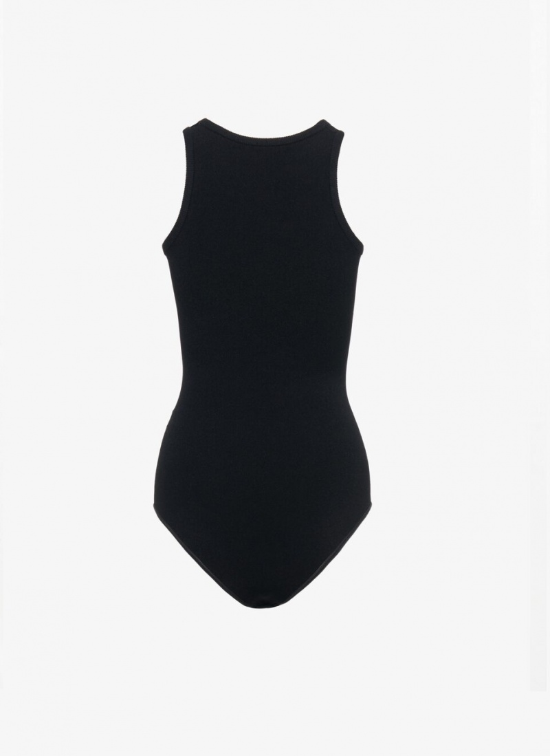 Black Women's Alaia Tank Body Bodysuits Singapore | N9Z-3817