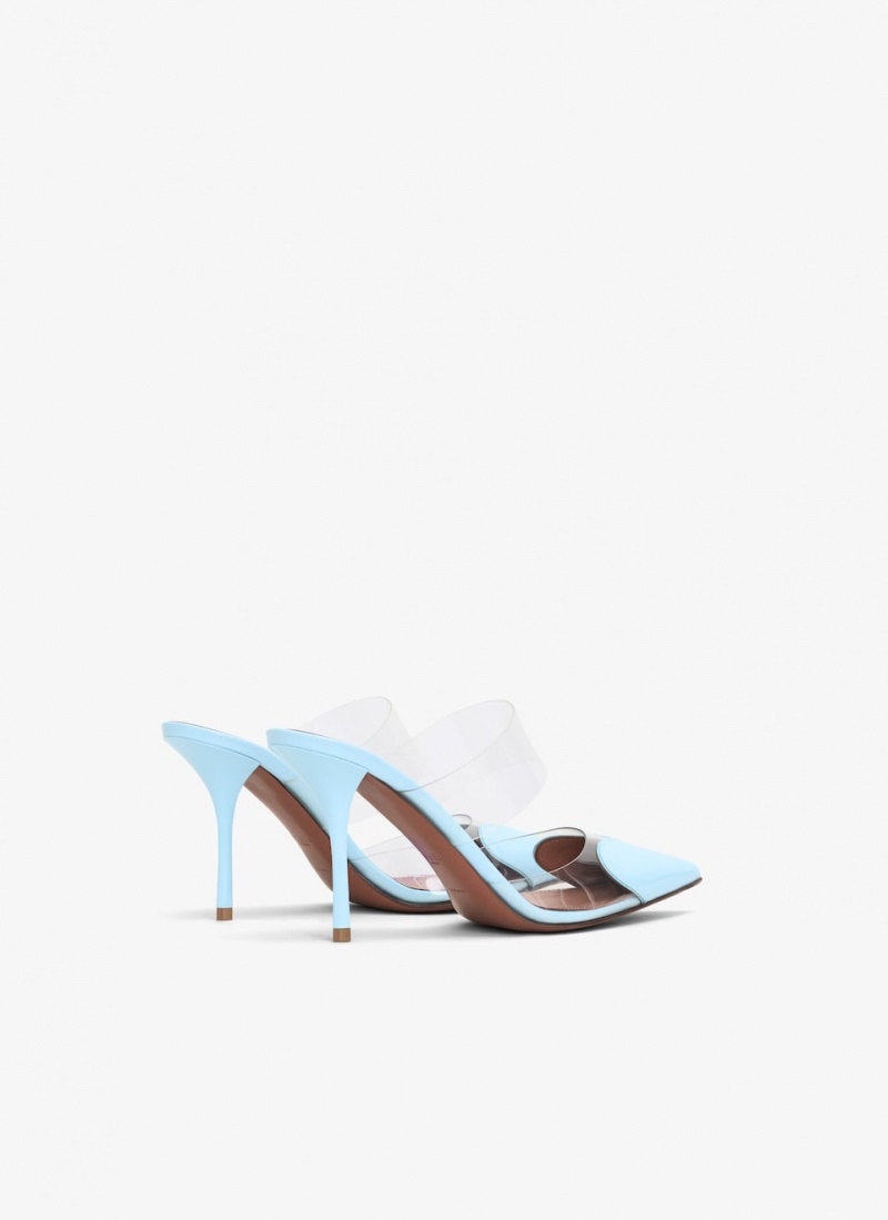 Blue Women's Alaia Le Cœur Mules Singapore | X5K-7253