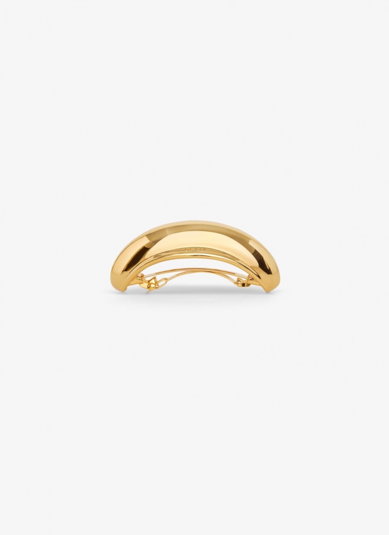 Gold Women's Alaia Bumper Small Hair Jewels Singapore | L3E-2087