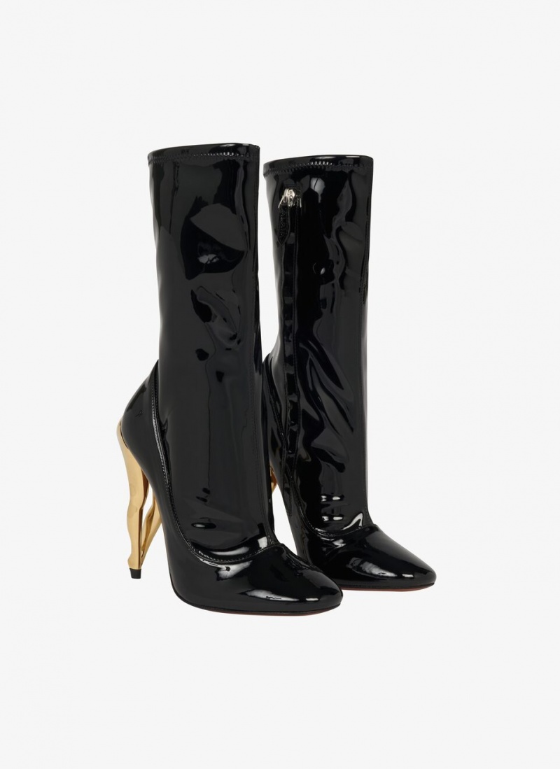 Gold Women's Alaia Cabaret Boots Singapore | V4F-3033