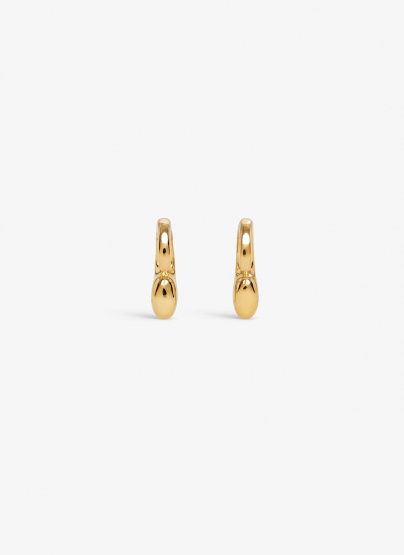 Gold Women's Alaia Drip Earrings Singapore | H8B-2630