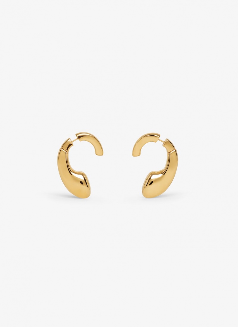 Gold Women\'s Alaia Drip Earrings Singapore | H8B-2630