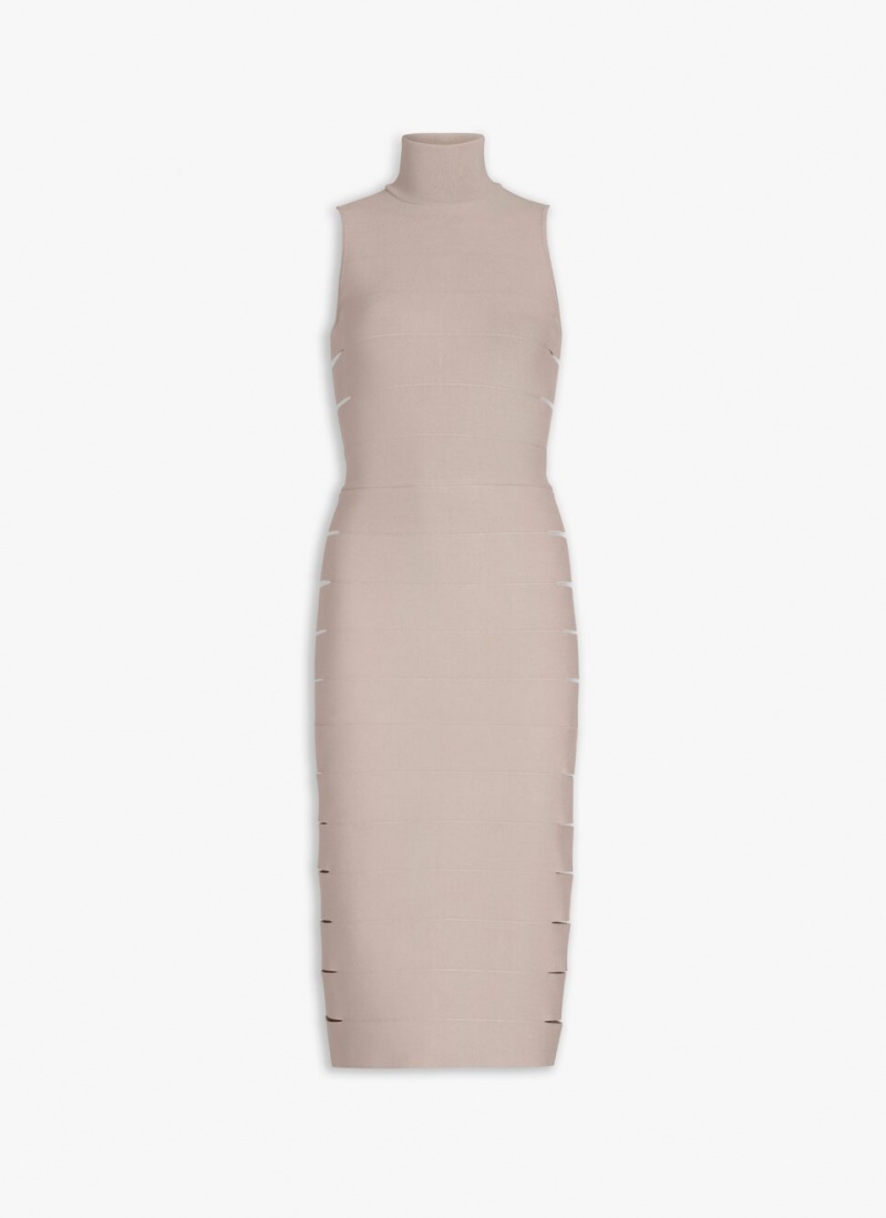 Nude Women\'s Alaia Knit Band Dress Singapore | W7B-7407