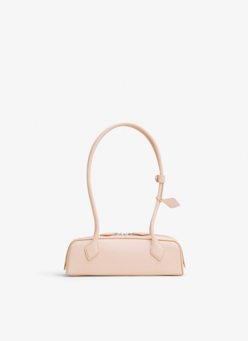 Nude Women's Alaia Le Teckel Small Shoulder Bags Singapore | I9V-0642