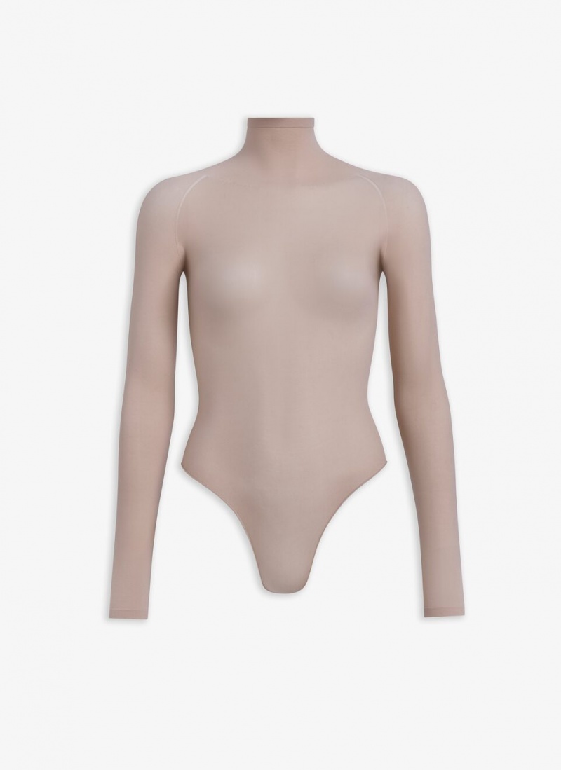 Nude Women\'s Alaia Second Skin Knit Body Bodysuits Singapore | B5N-6470