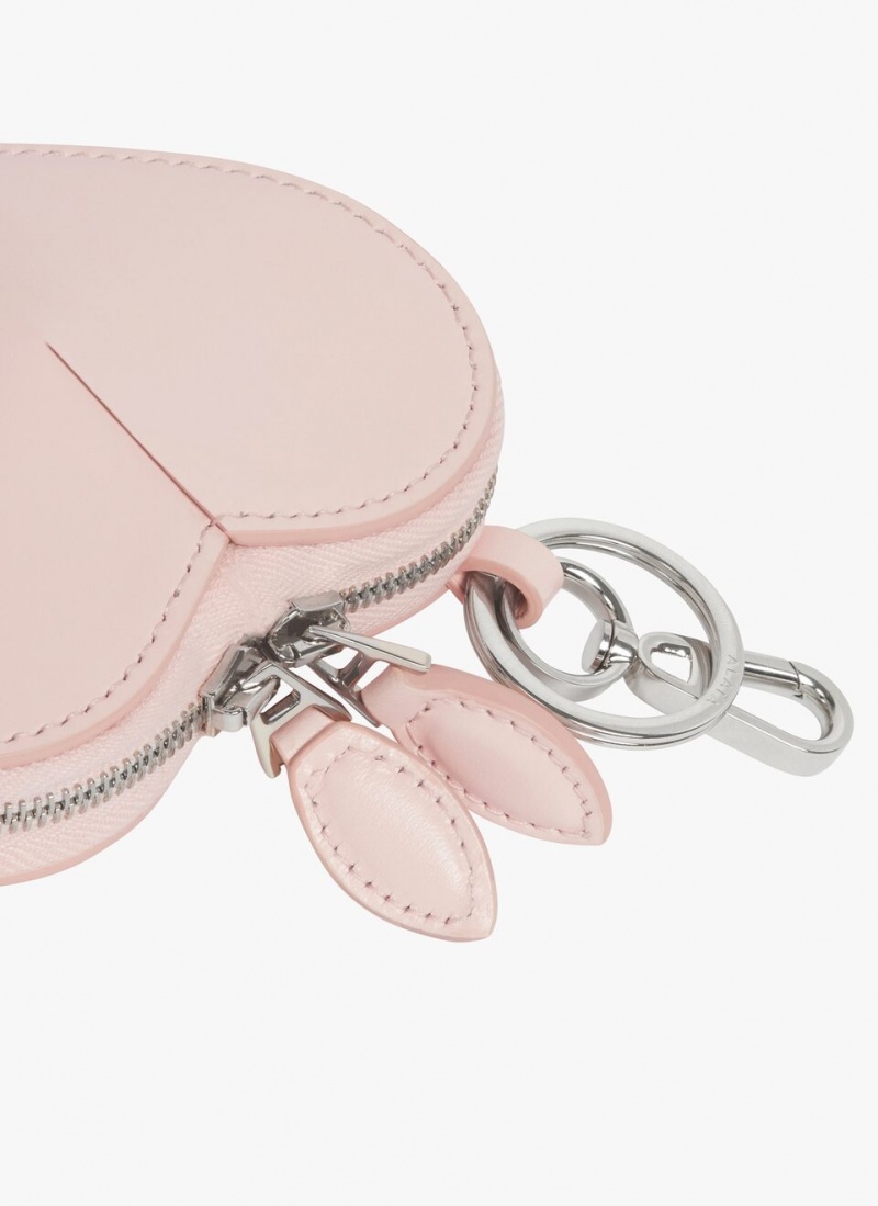 Pink Women's Alaia Le Cœur Coin Purse Wallets Singapore | U1A-0489