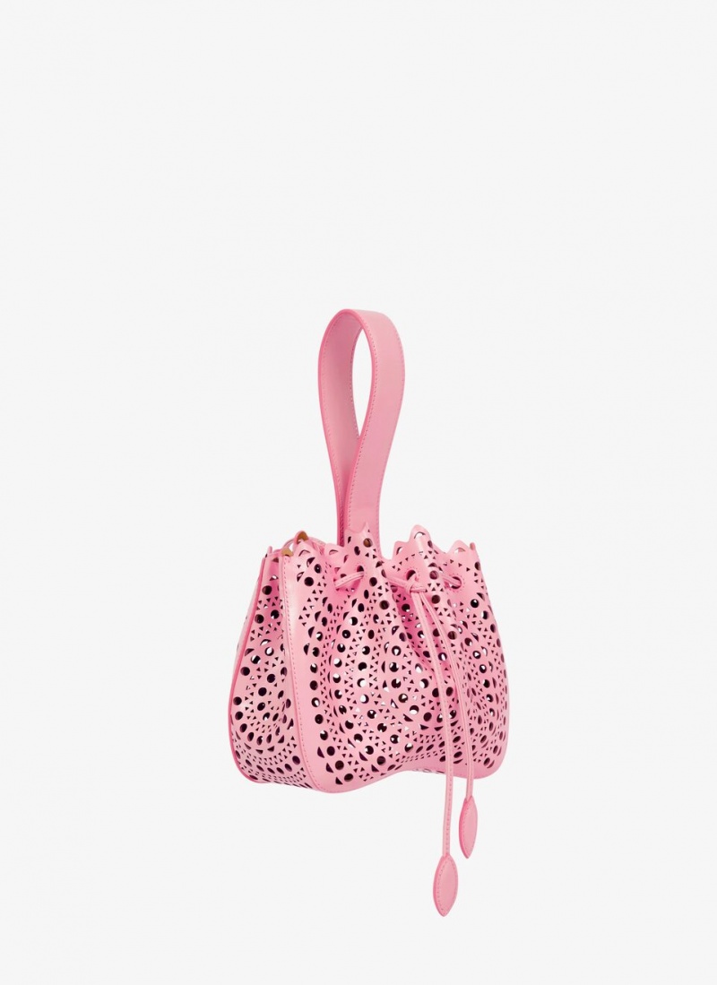 Pink Women's Alaia Rose Marie Handbags Singapore | W1C-5368