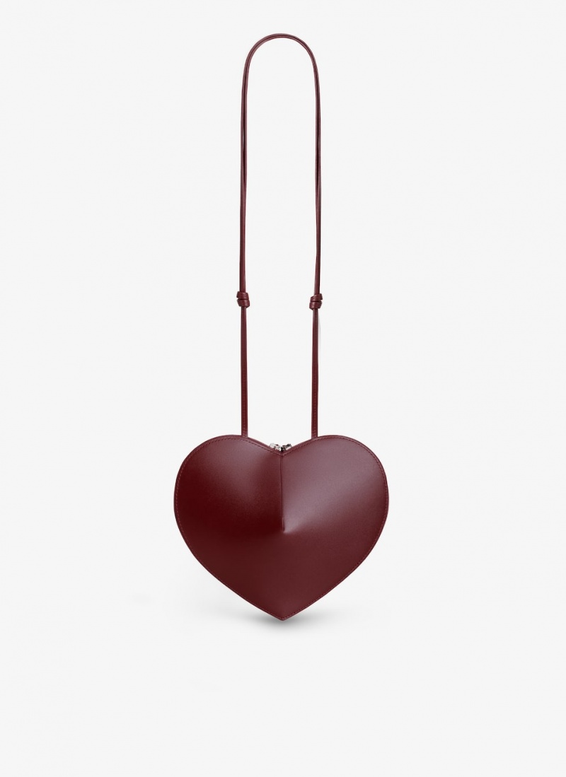 Red Women's Alaia Le Cœur Heart Bag Singapore | V1O-9645