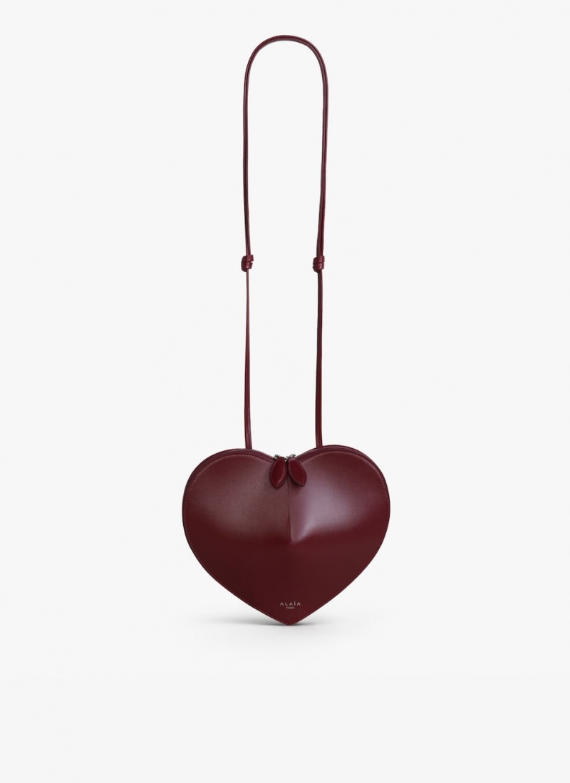 Red Women\'s Alaia Le Cœur Heart Bag Singapore | V1O-9645