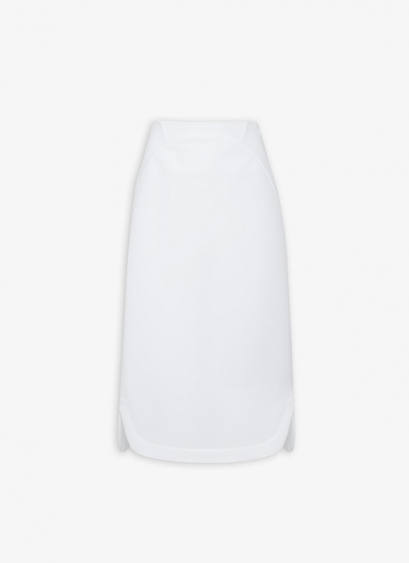 White Women\'s Alaia Mermaid Skirts Singapore | N0E-9258