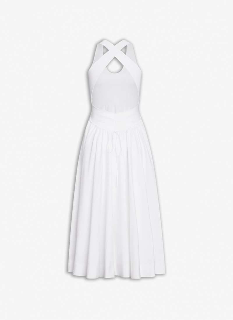 White Women's Alaia Tank Dress Singapore | D3X-4480